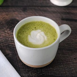 Vanilla Matcha Latte with Almond Milk