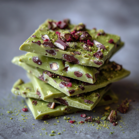 🍵 Matcha Chocolate Bark
