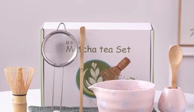 Handmade Purple Ceramic Matcha Tool Set with Elegant Silver Touch